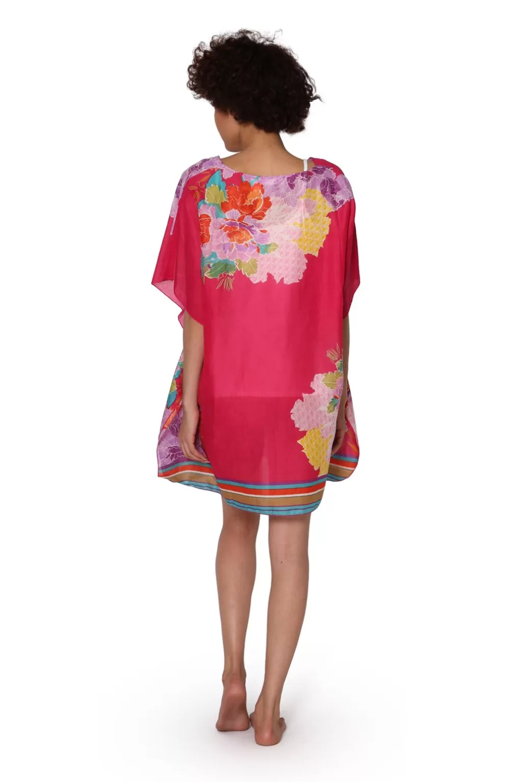 La Cera™ 100% Cotton Border Print Tunic