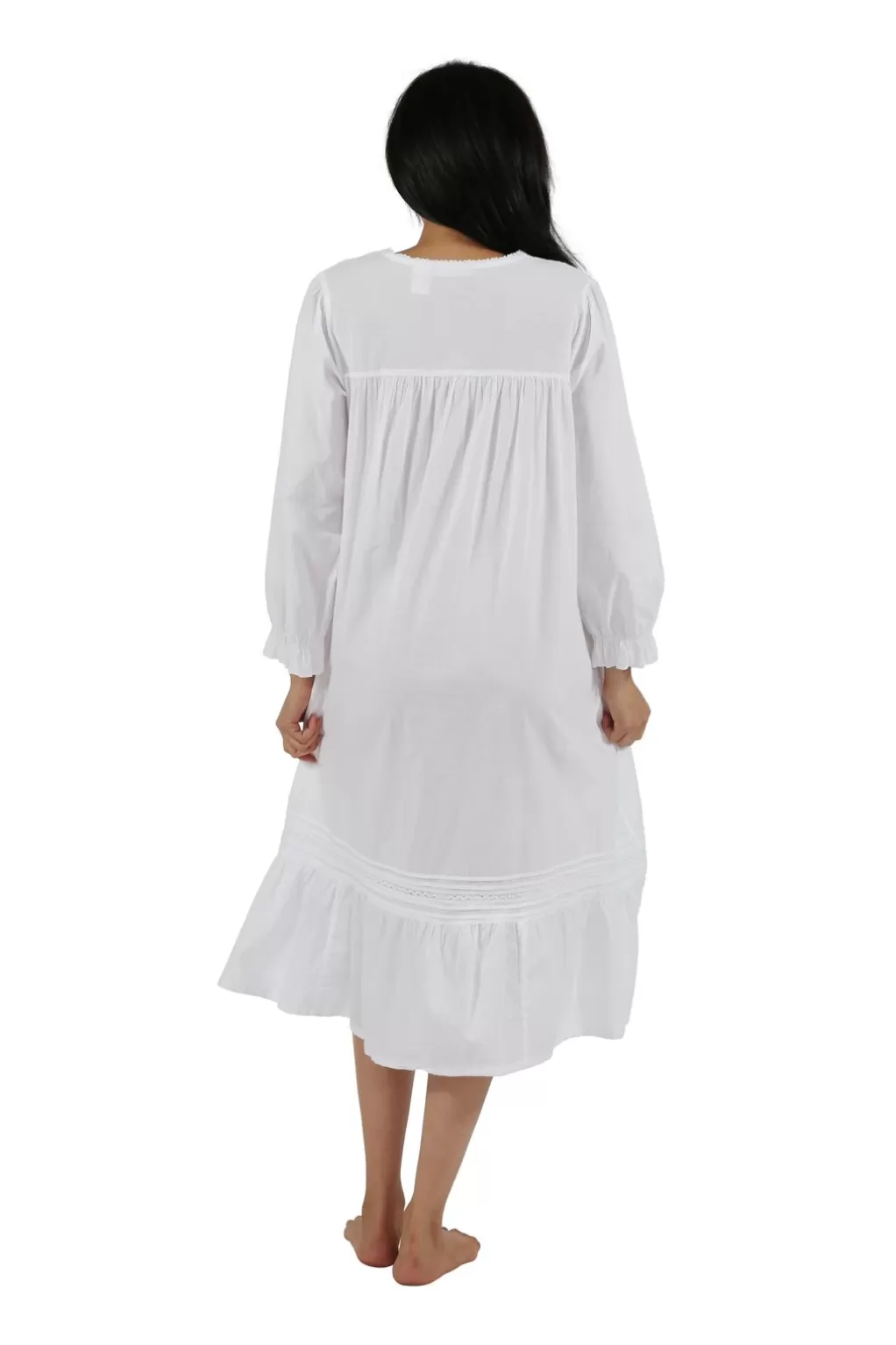 La Cera™ 100% Cotton Long Sleeve Robe