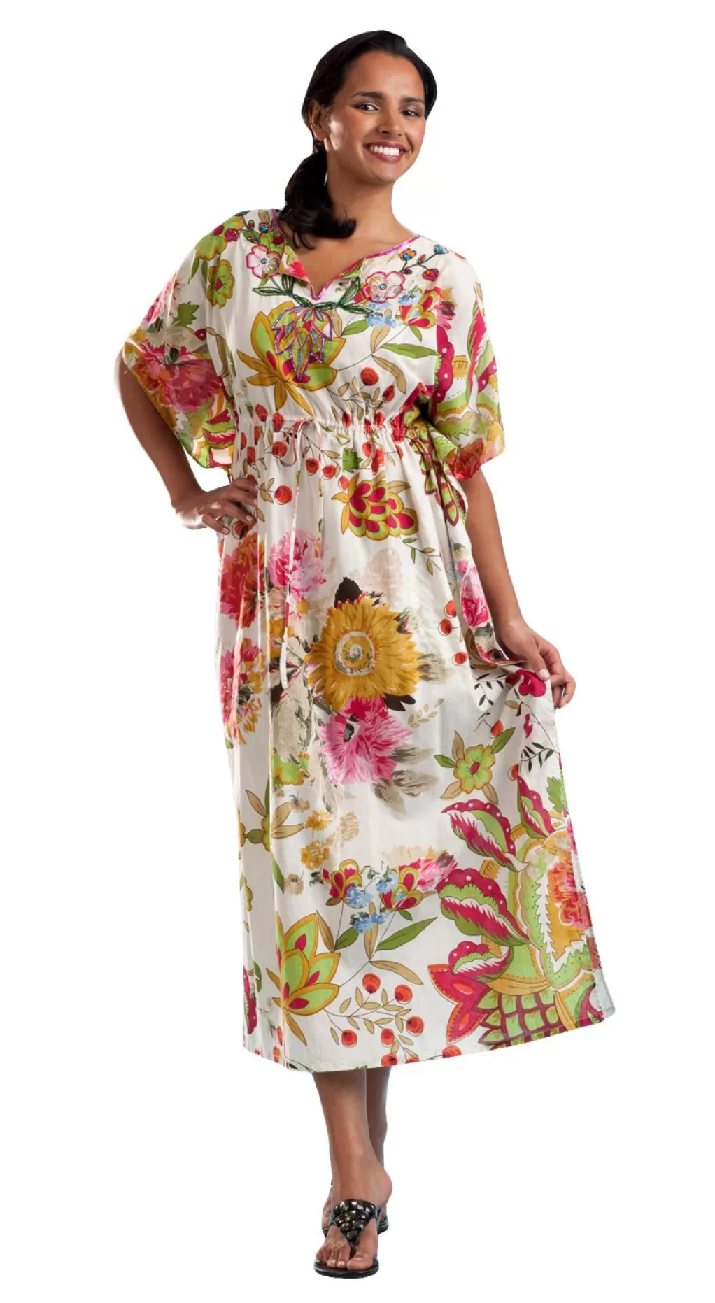 La Cera™ 100% Cotton Printed Caftan