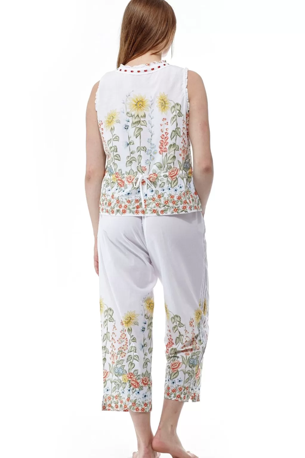 La Cera™ 100% Cotton Sunflower Garden Pjs