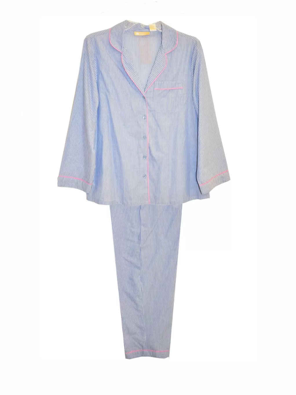 La Cera™ Blue Striped Plus Size Pajamas
