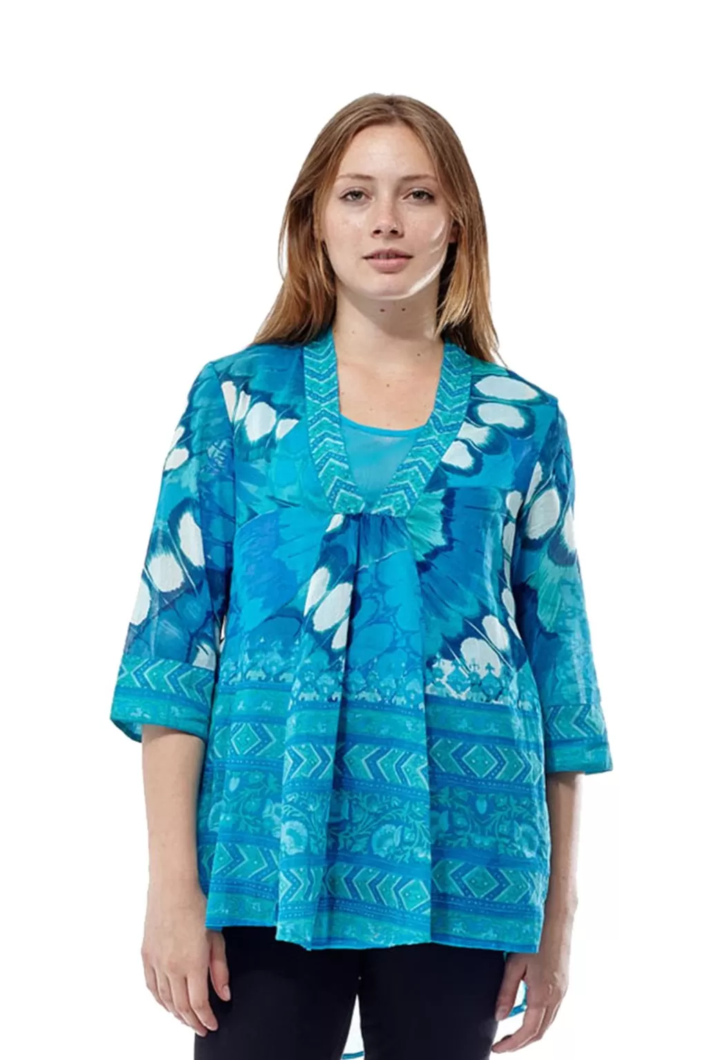 La Cera™ Butterfly Wing Flyaway Top