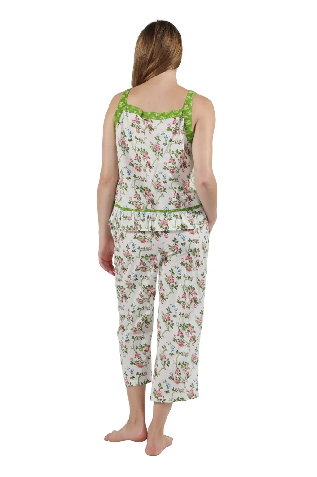 La Cera™ Climbing Roses Sleeveless Cotton Pj