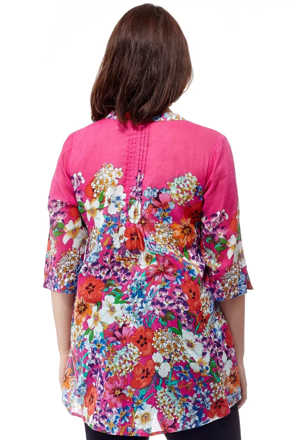 La Cera™ Colorful Floral Tunic