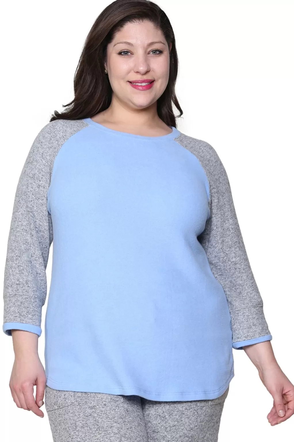 La Cera™ Comfort Collection Plus Size Baseball Tee