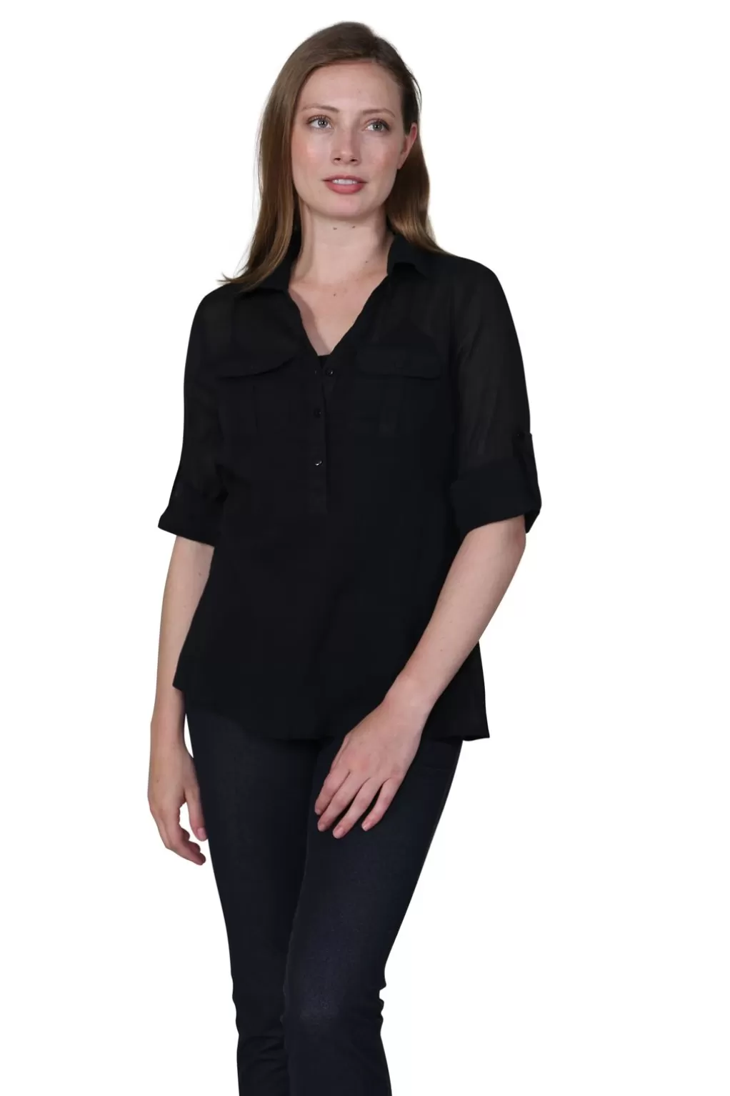 La Cera™ Cotton Gauze Camp Shirt