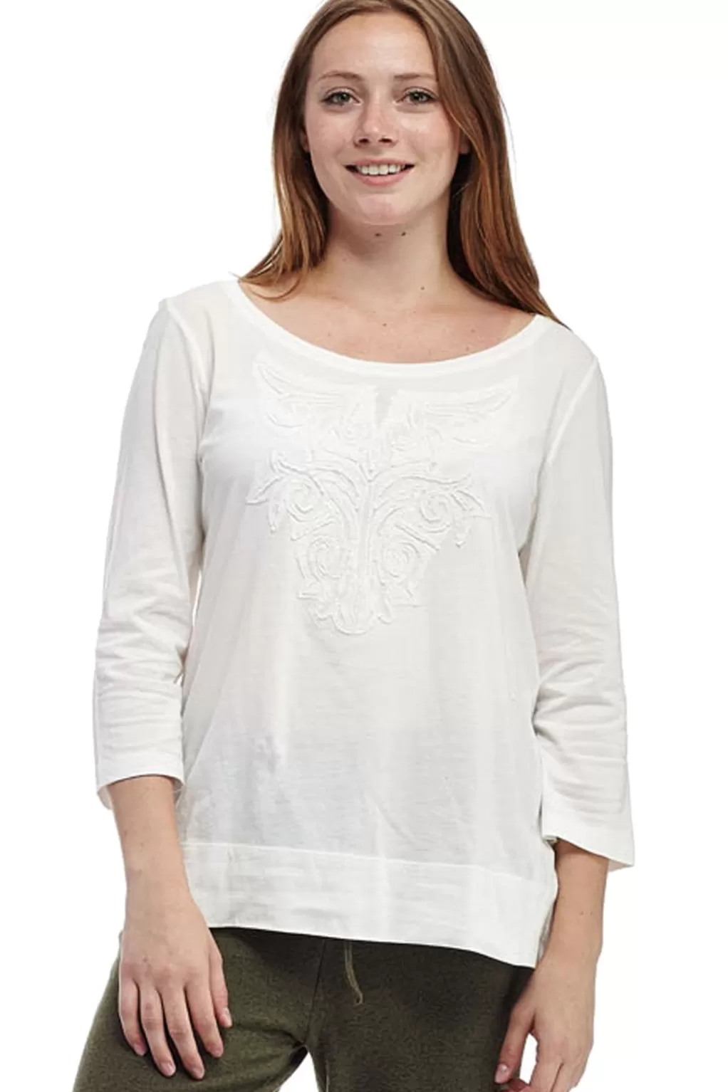 La Cera™ Embroidered Knit Top