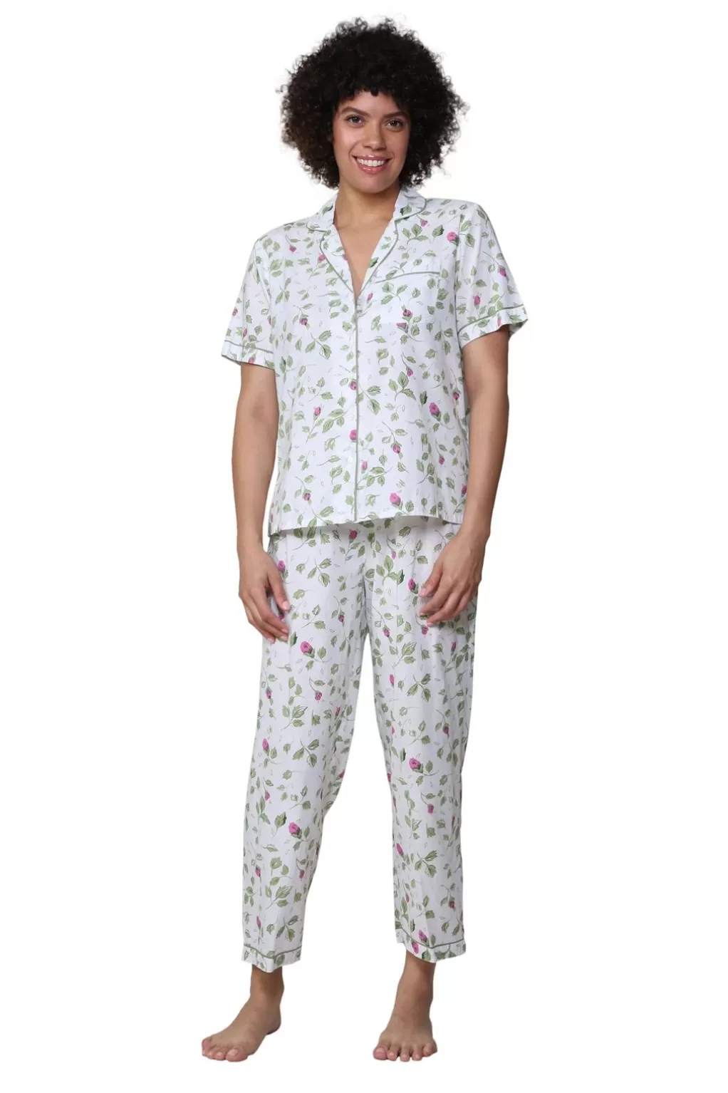 La Cera™ Floral Print Pajamas