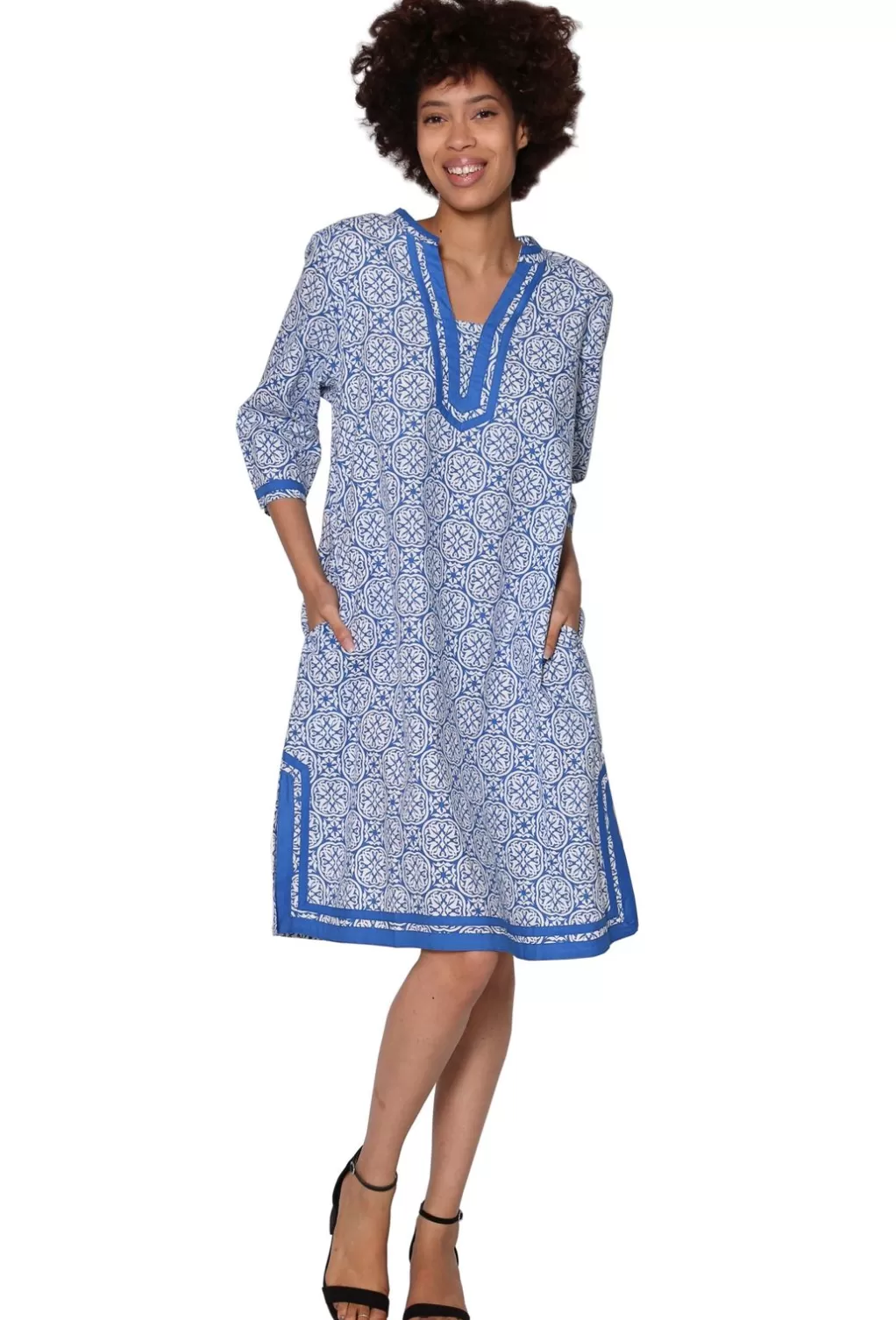 La Cera™ Geo Print Cover Up