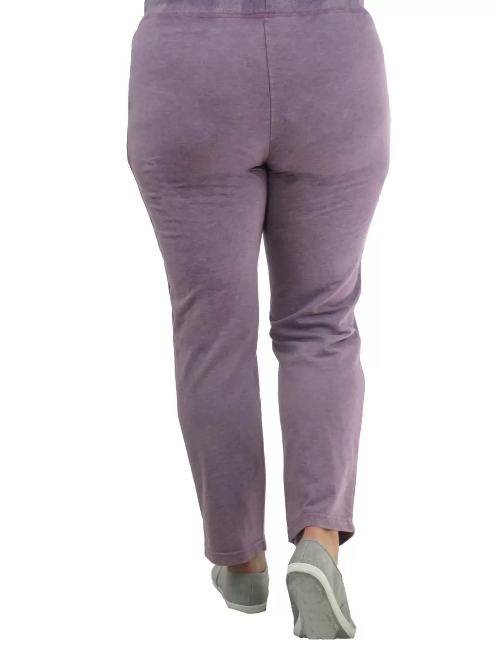 La Cera™ Heathered French Terry Drawstring Pants - Plus Size