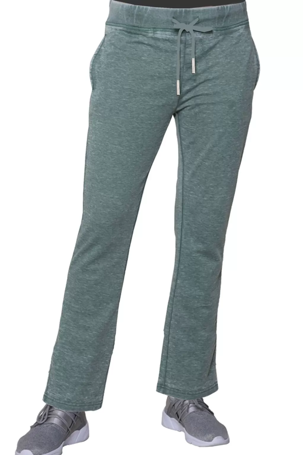 La Cera™ Heathered French Terry Pants