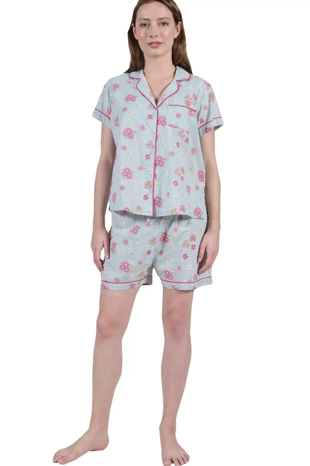 La Cera™ La Cera Boxer Pajama Set