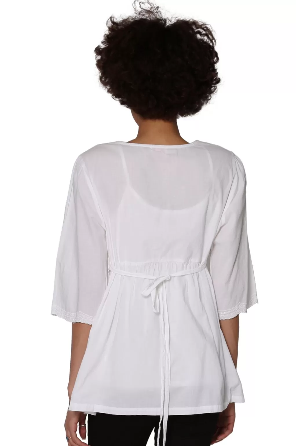 La Cera™ La Cera Embroidered Bodice Blouse