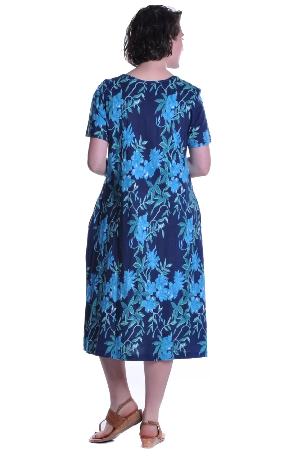 La Cera™ La Cera Floral Print A-Line Dress
