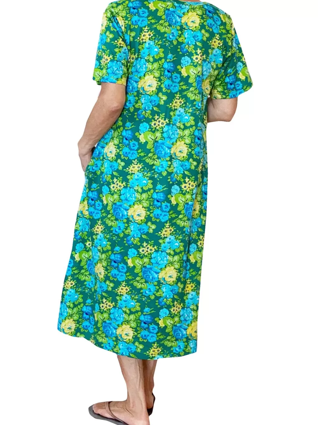 La Cera™ La Cera Floral Printed A-Line Dress