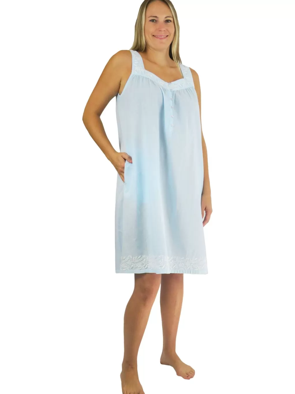 La Cera™ La Cera Hand Embroidered Chemise