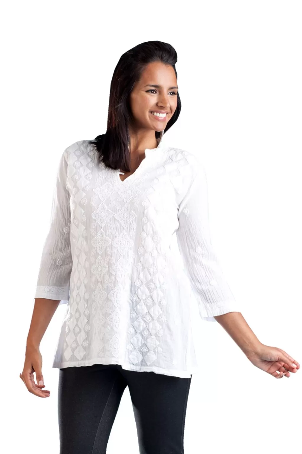 La Cera™ La Cera Hand-Appliqued Tunic