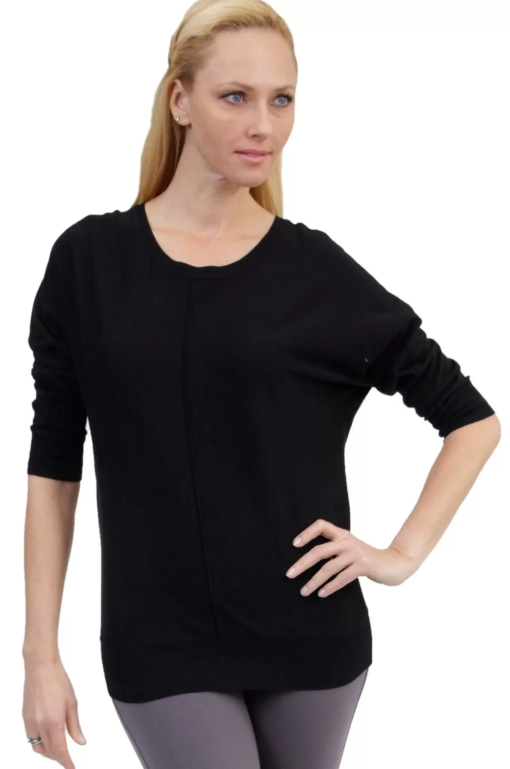 La Cera™ La Cera Long Sleeve Pullover Sweater
