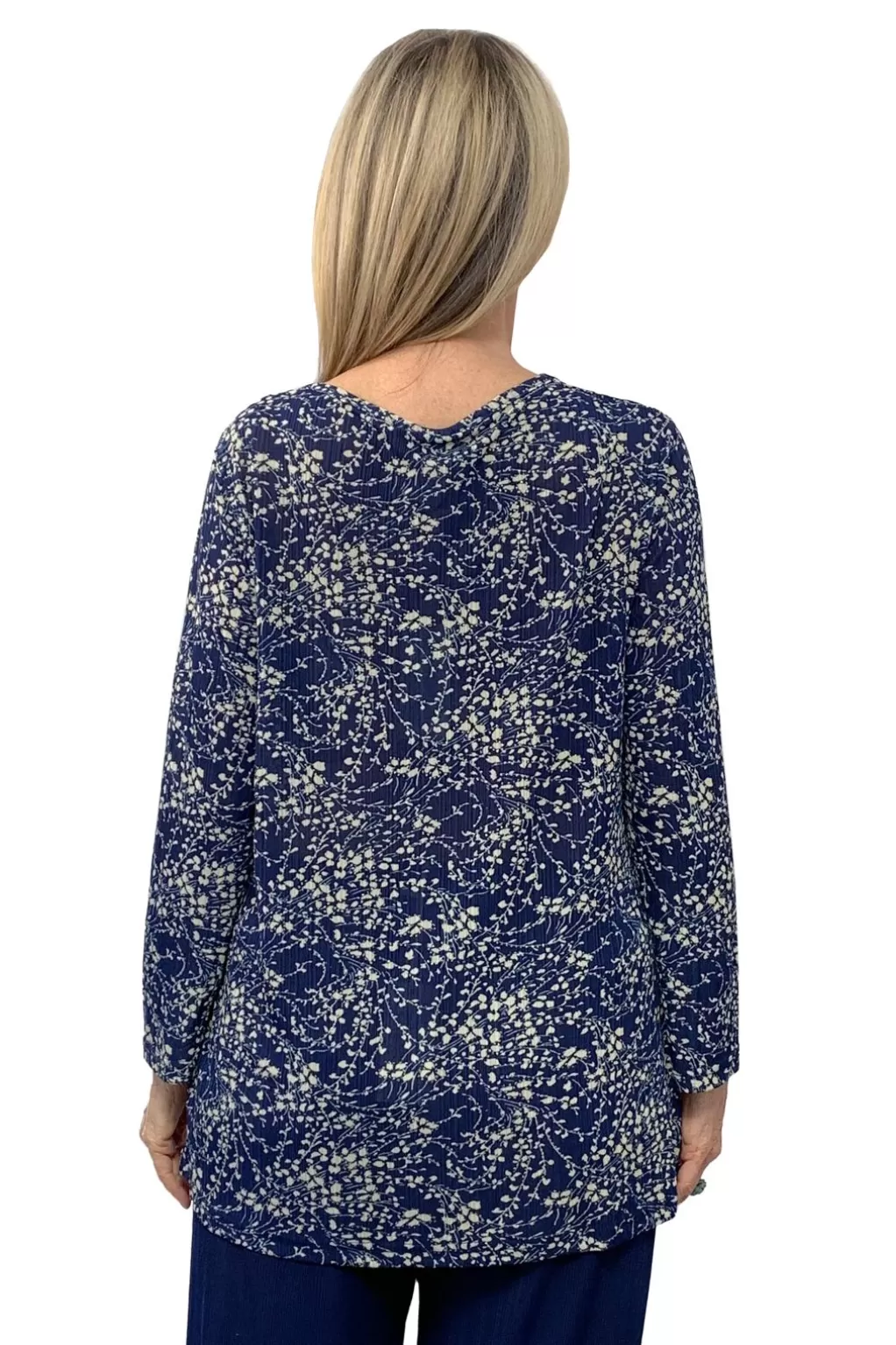 La Cera™ La Cera Lucerne Floral Cowl Neck Top