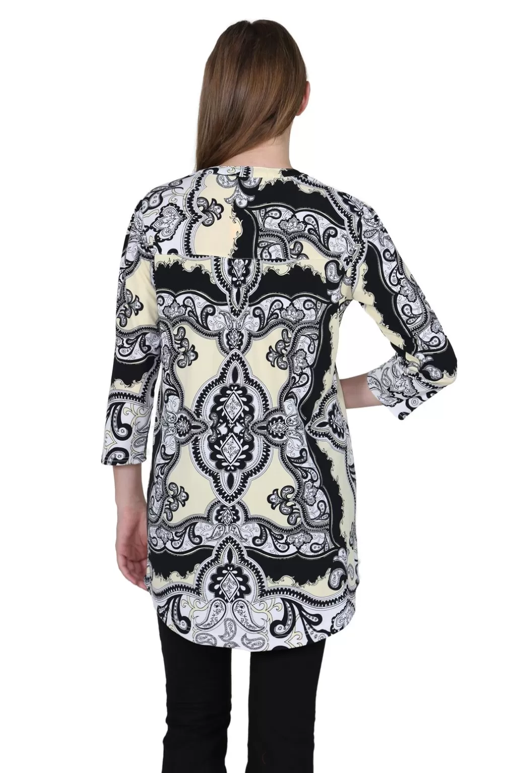 La Cera™ La Cera Park Paisley Print Tunic