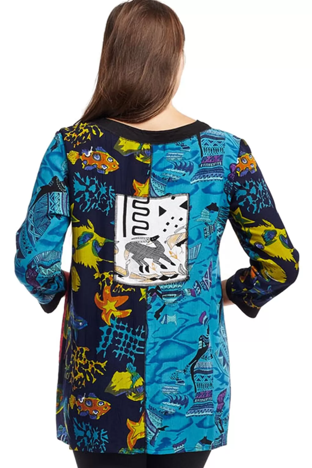 La Cera™ La Cera Patchwork Top