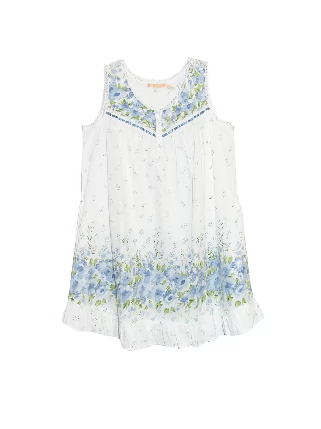 La Cera™ La Cera Plus Ribbon Laced Chemise
