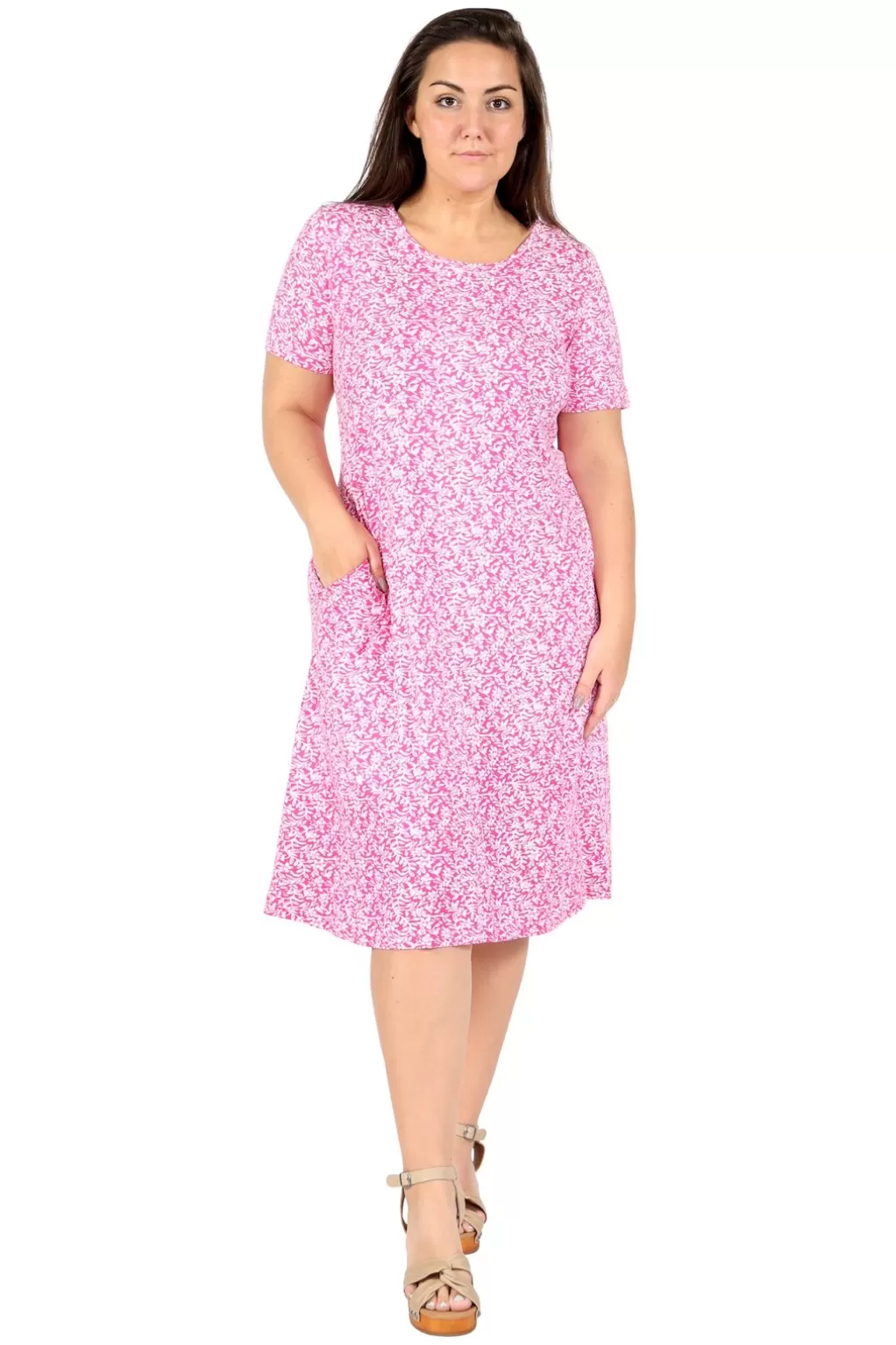 La Cera™ La Cera Plus Size A-Line Knit Dress