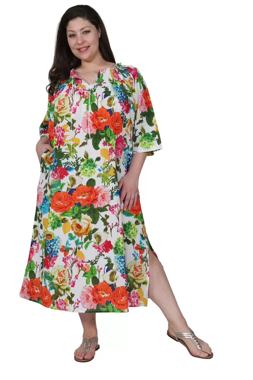 La Cera™ La Cera Plus Size Blooming Garden Gown