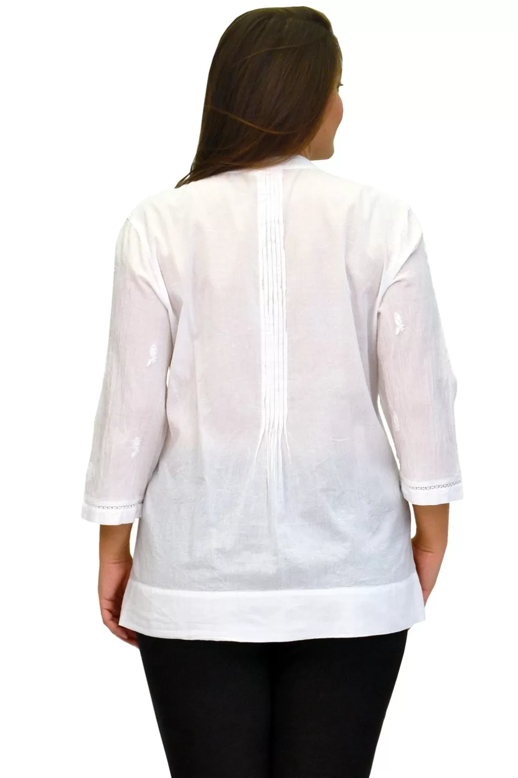 La Cera™ La Cera Plus Size Pleated Blouse