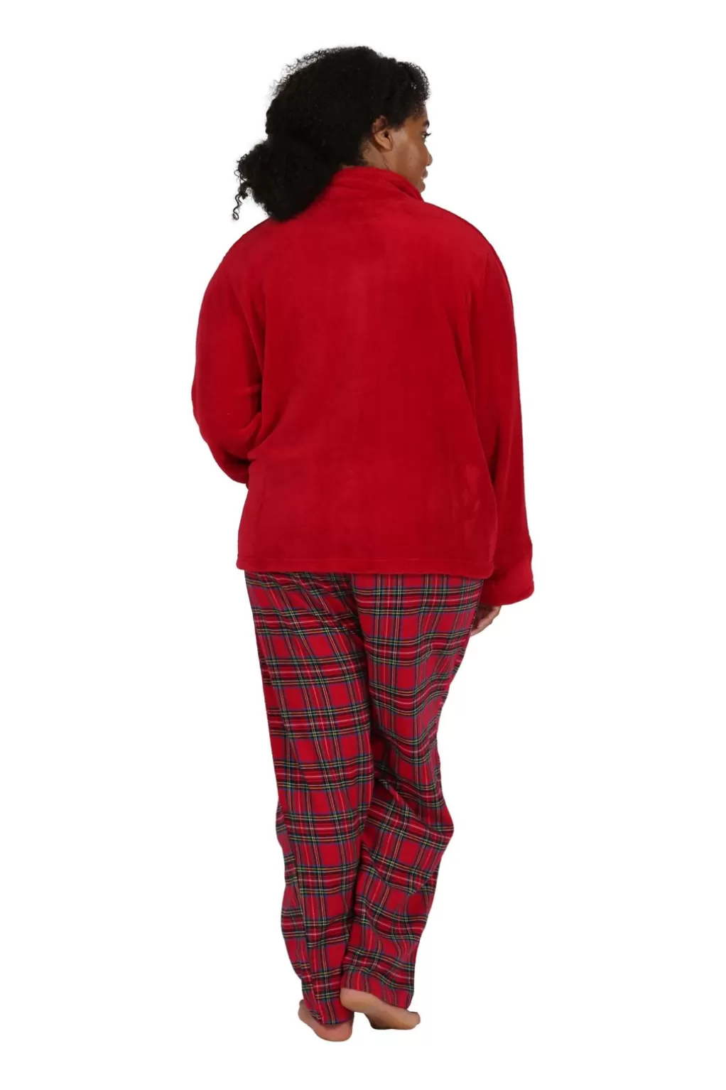 La Cera™ La Cera Plus Size Plush Bed Jacket