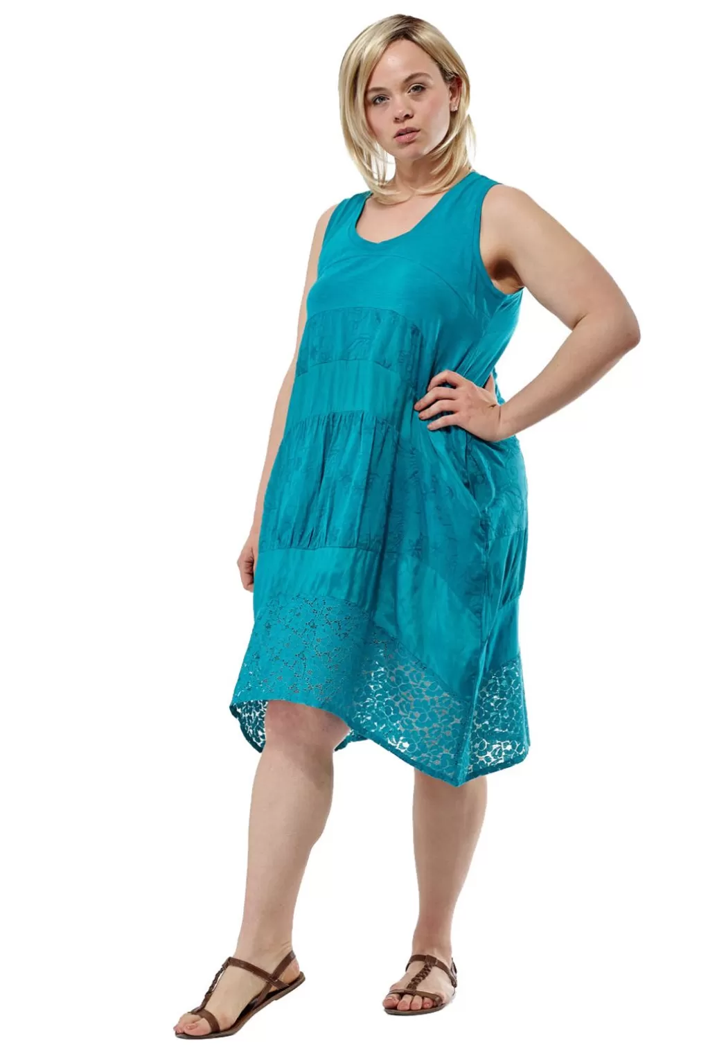 La Cera™ La Cera Plus Size Sleeveless Knit Dress