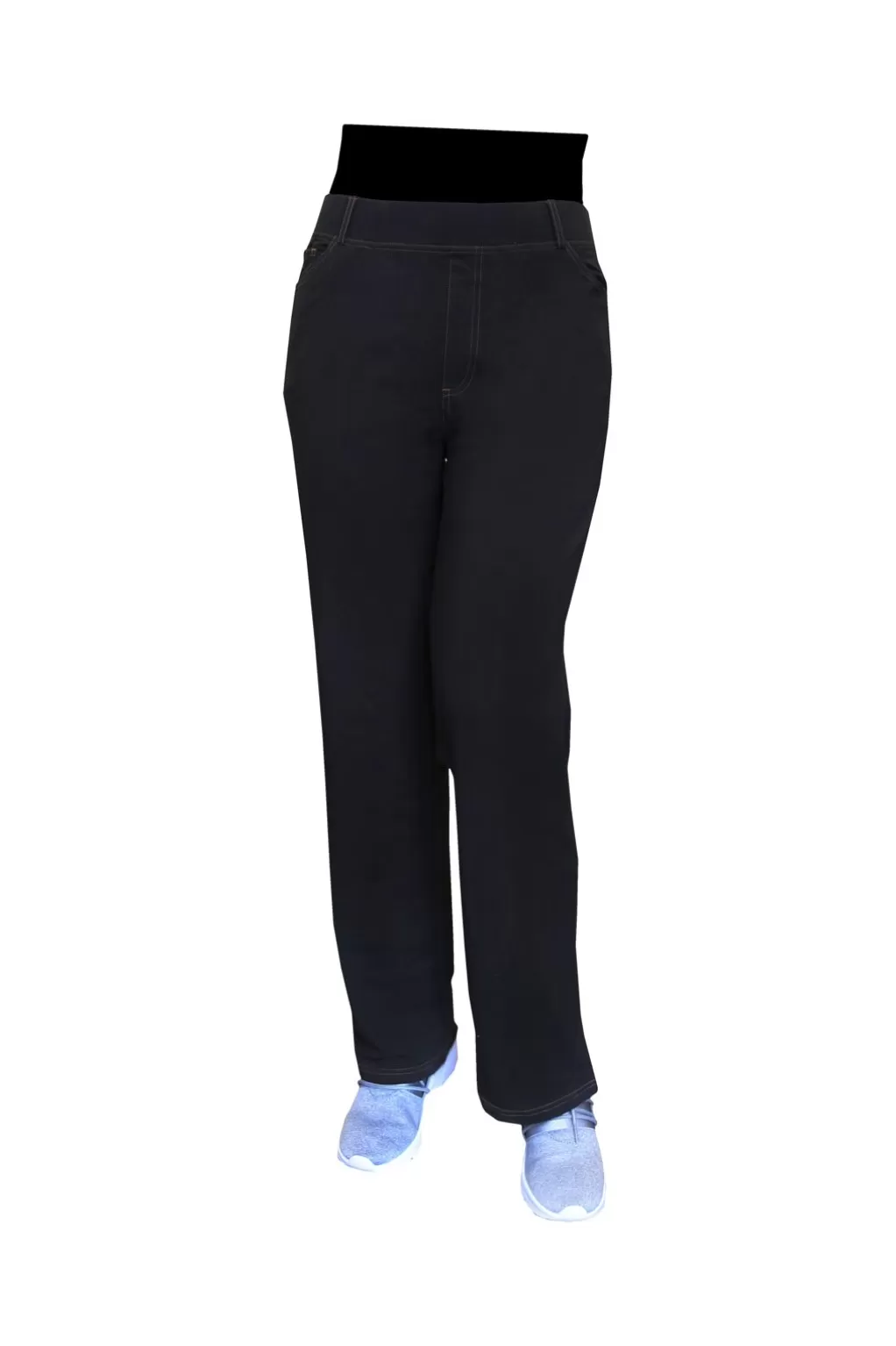 La Cera™ La Cera Plus Size Stretch Knit Boot Cut Pant