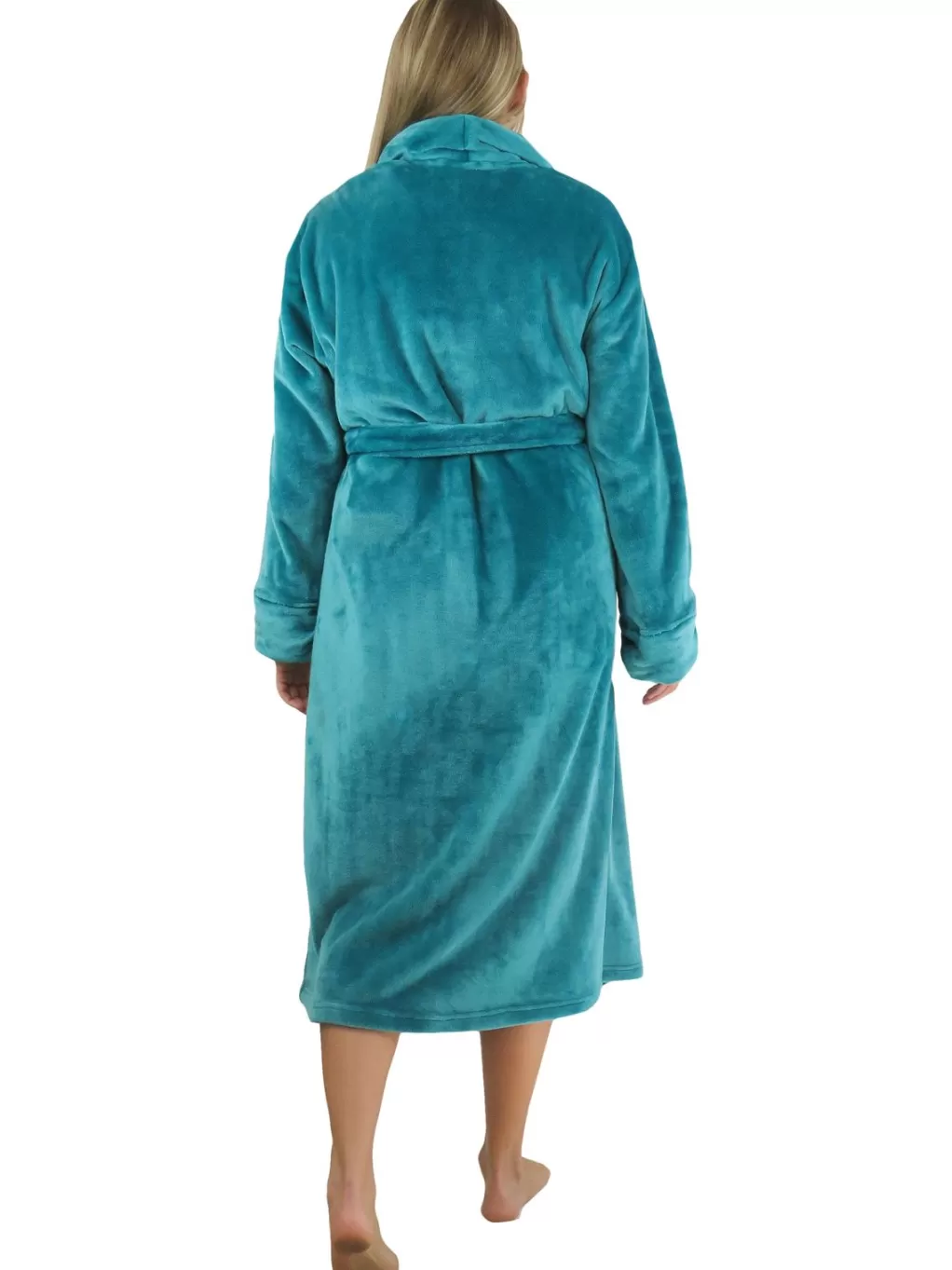 La Cera™ La Cera Plush Fleece Long Robe