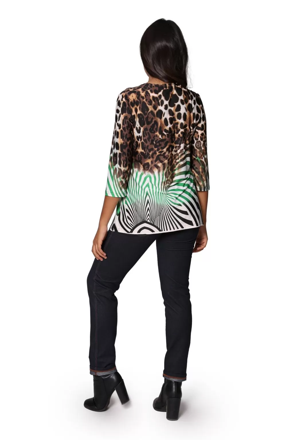 La Cera™ La Cera Printed Tunic