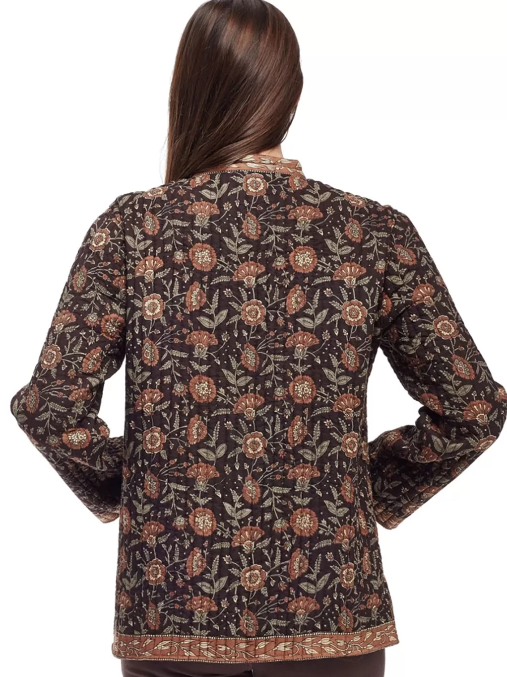 La Cera™ La Cera Quilted Mandarin Jacket