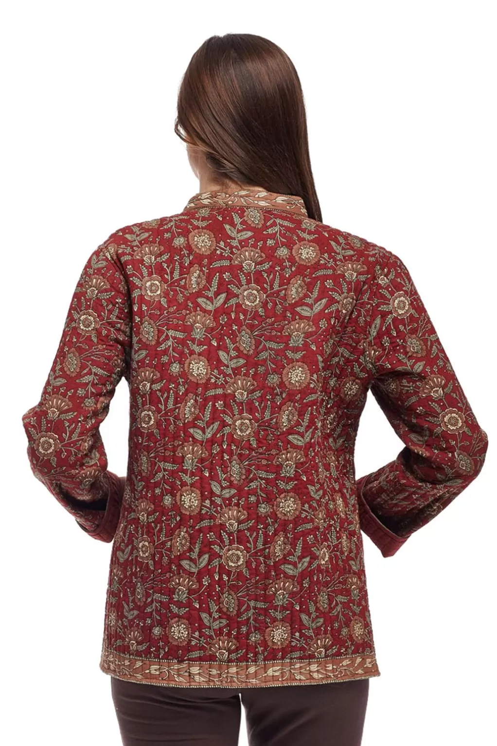 La Cera™ La Cera Quilted Mandarin Jacket