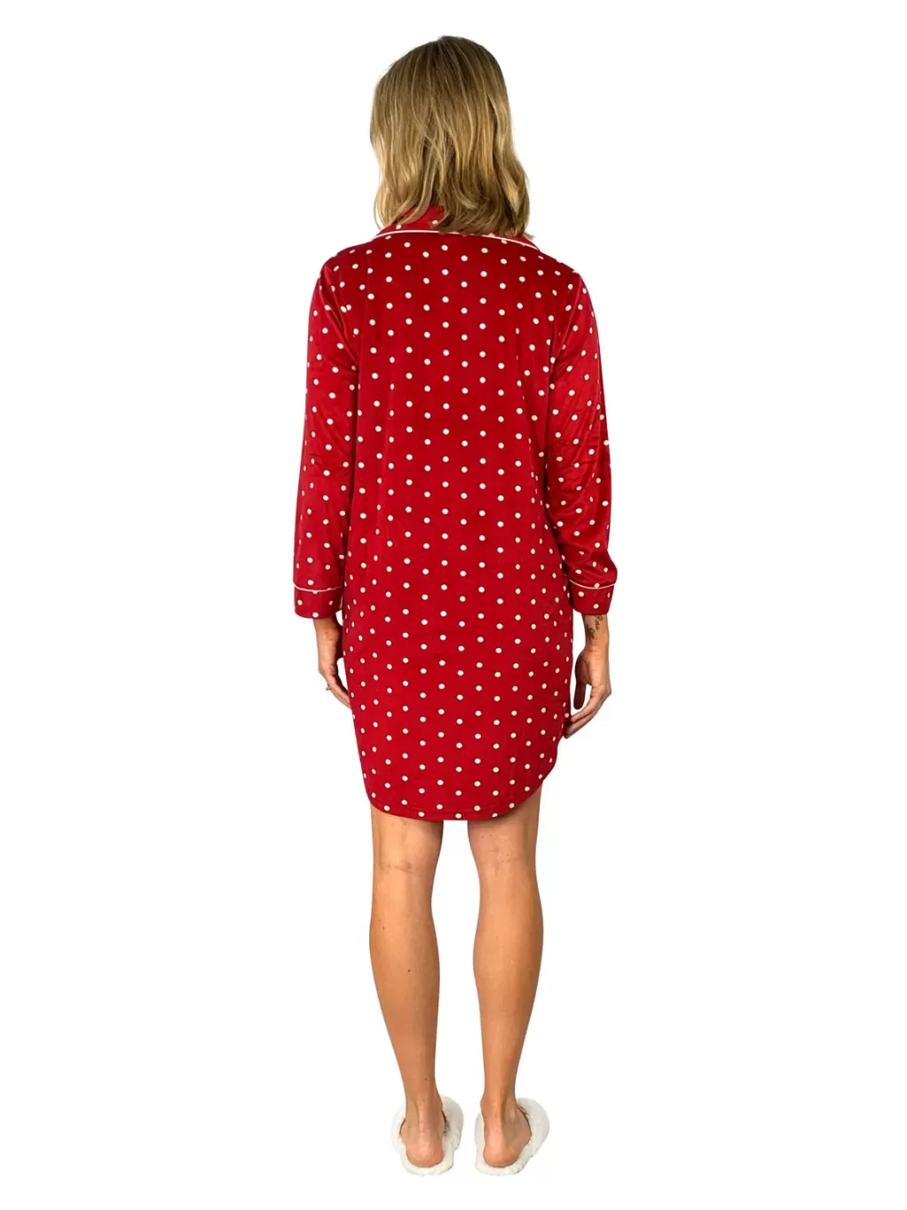 La Cera™ La Cera Silky Shee Minky Nightshirt