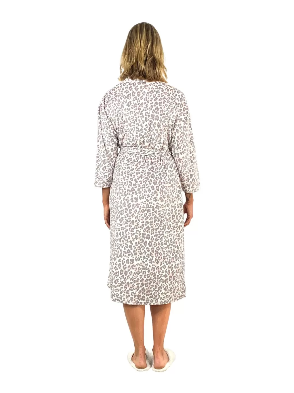 La Cera™ La Cera Silky Shee Minky Wrap Robe