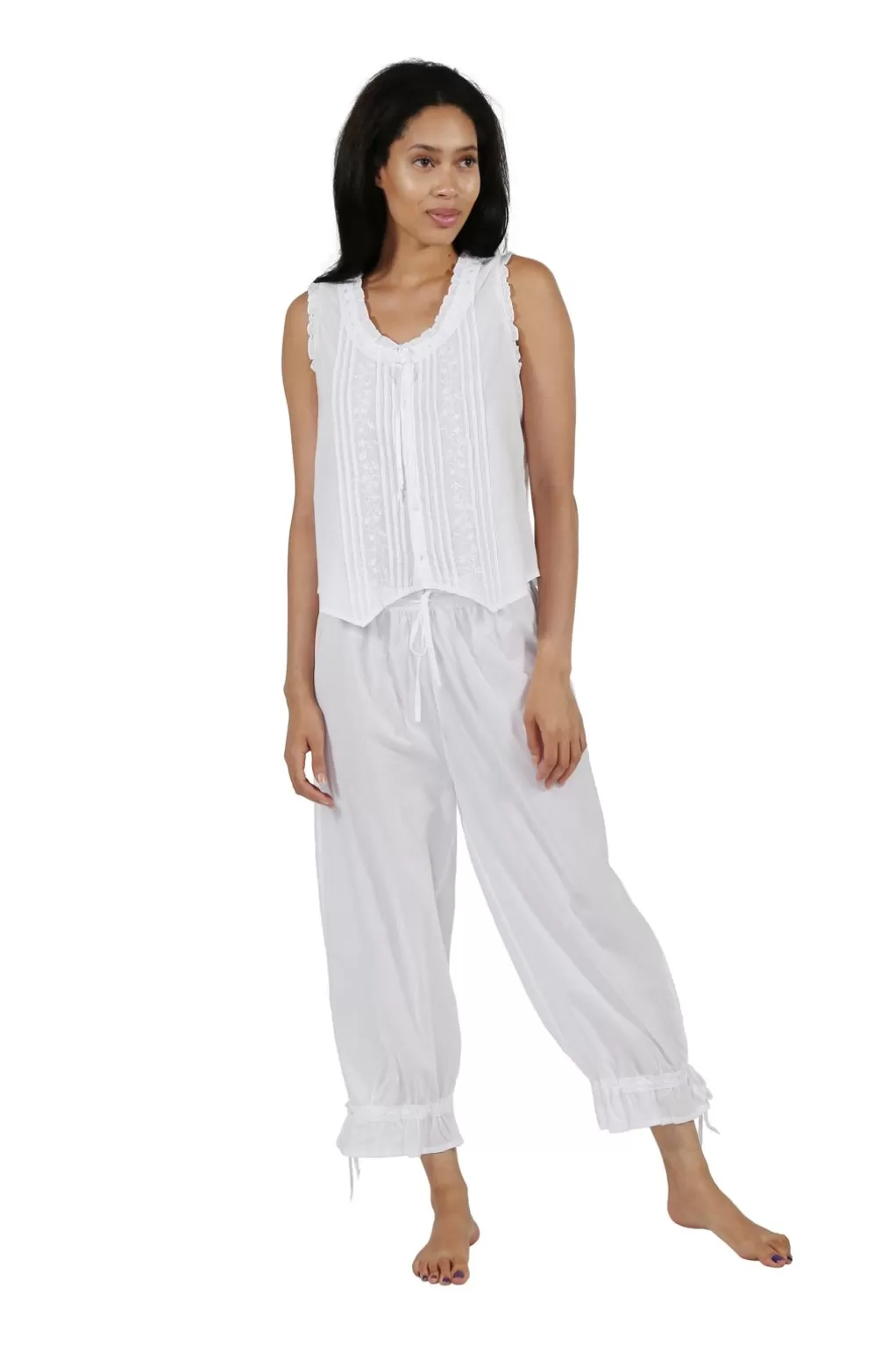 La Cera™ La Cera Sleeveless Bloomer Pj