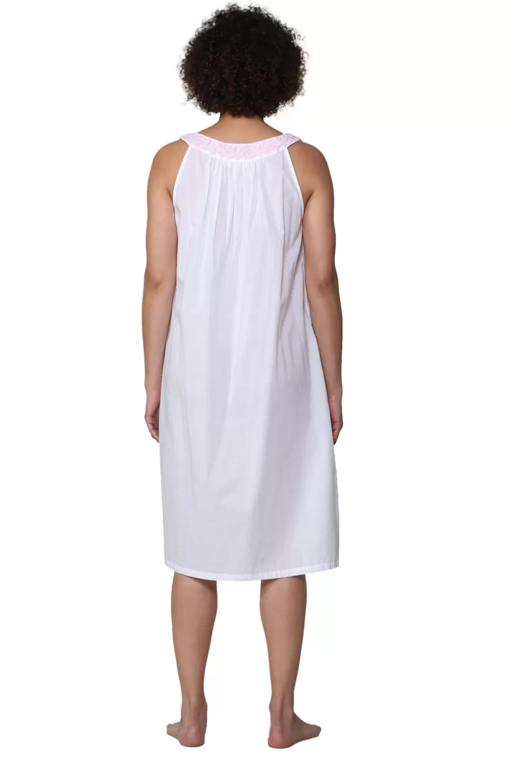La Cera™ La Cera Sleeveless Gown With Contrast Embroidery