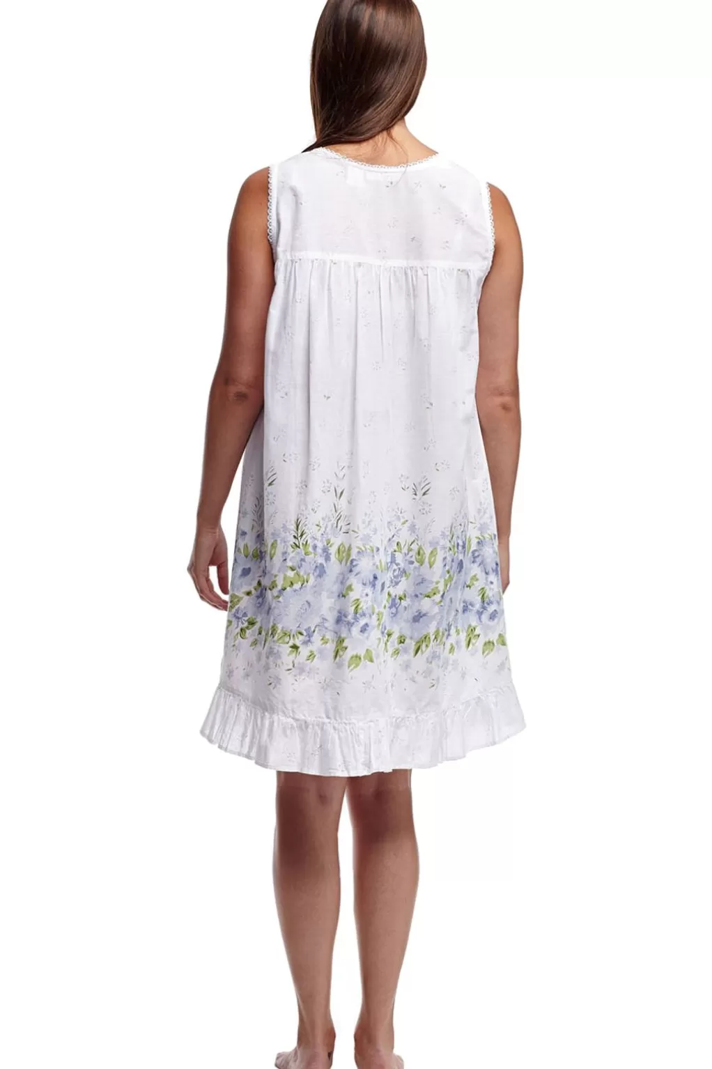 La Cera™ La Cera Sleeveless Ribbon Laced Chemise