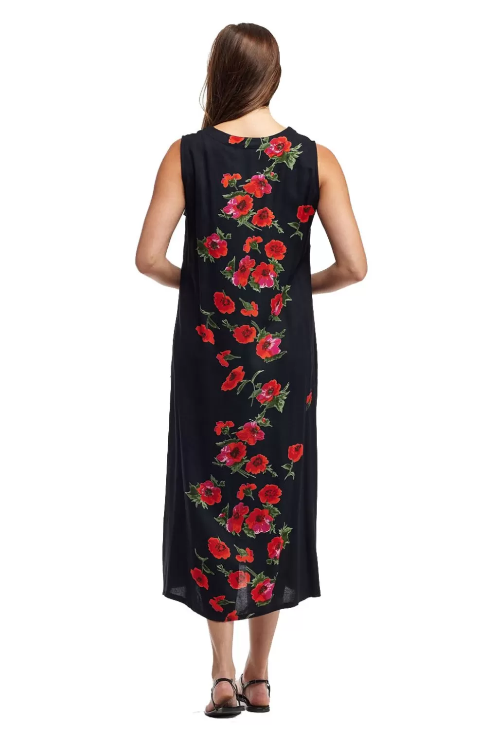 La Cera™ La Cera Sleeveless V-Neck Dress