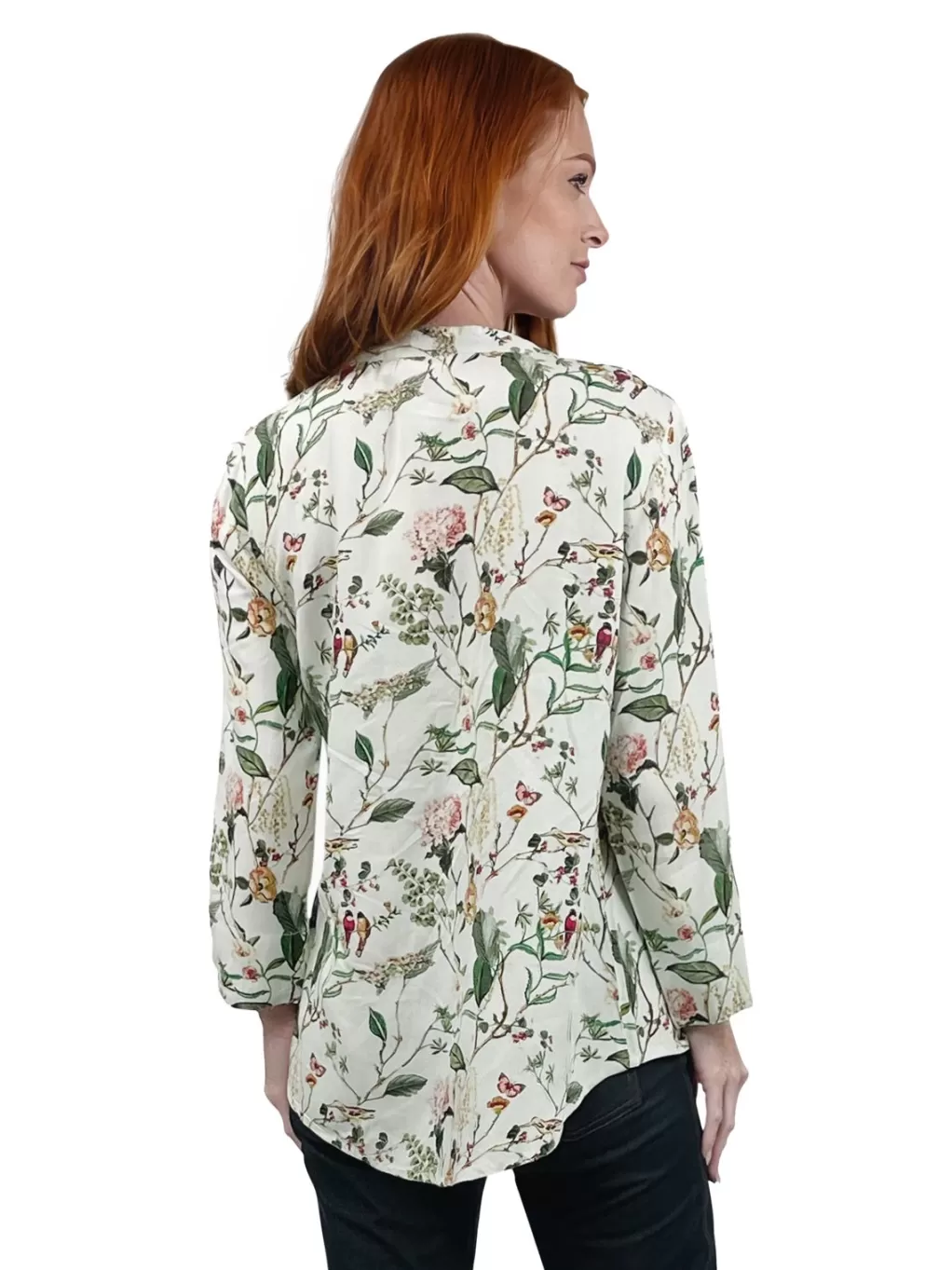 La Cera™ La Cera Springtime Fresh Rayon Print Tunic
