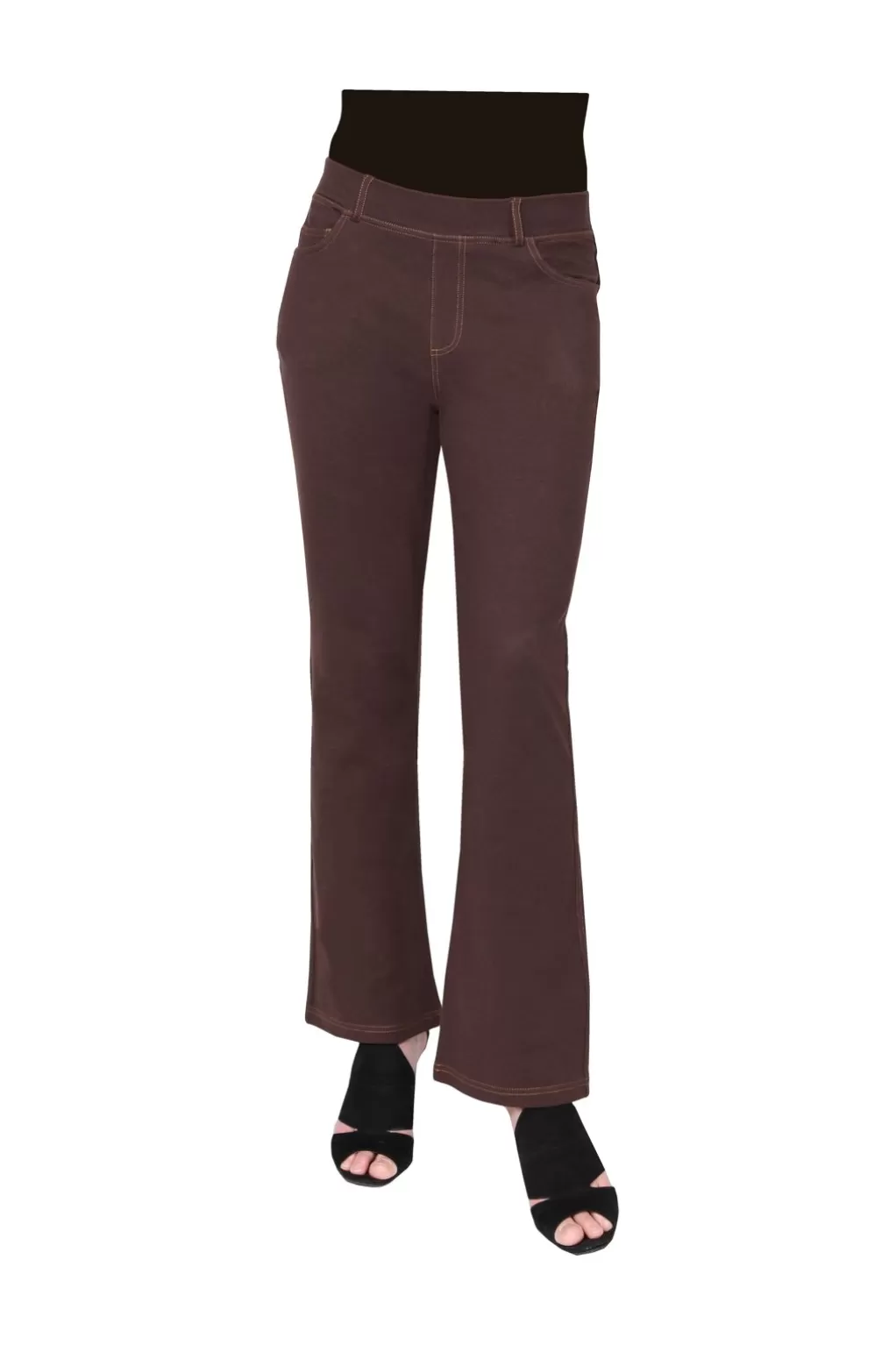 La Cera™ La Cera Stretch Knit Boot Cut Pant