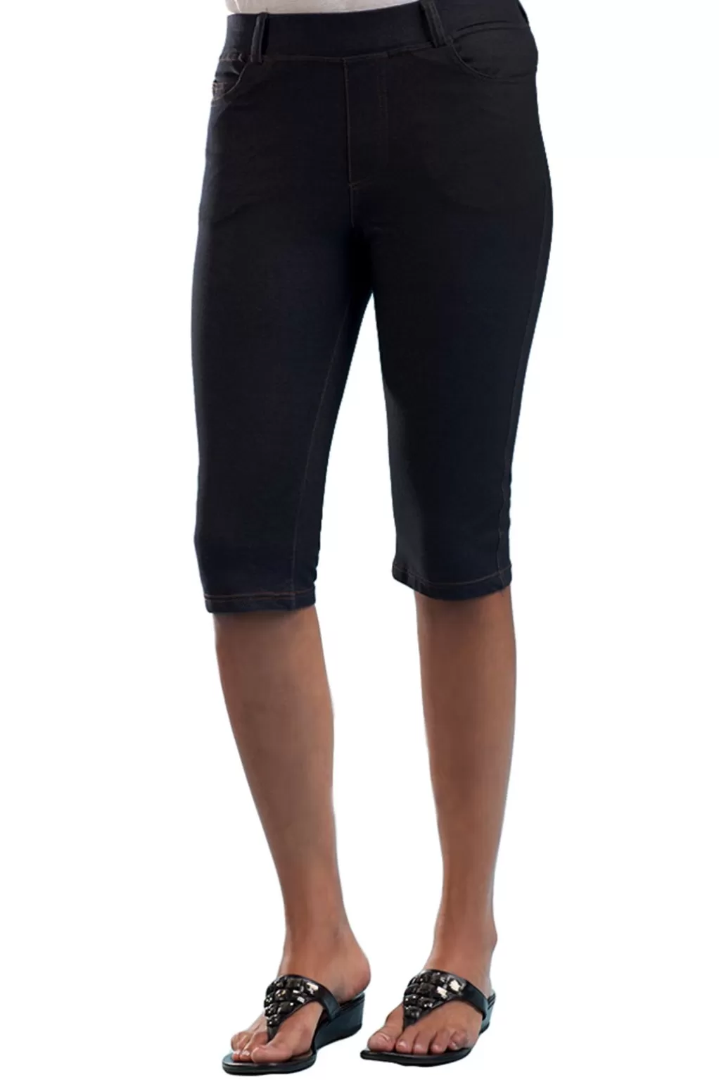 La Cera™ La Cera Stretch Knit Capri