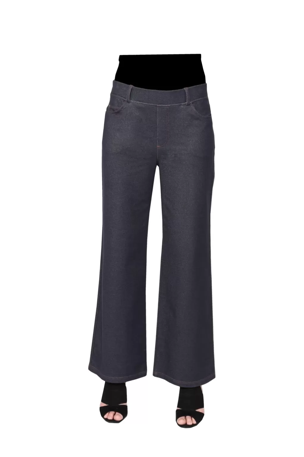 La Cera™ La Cera Stretch Knit Wide Leg Pant