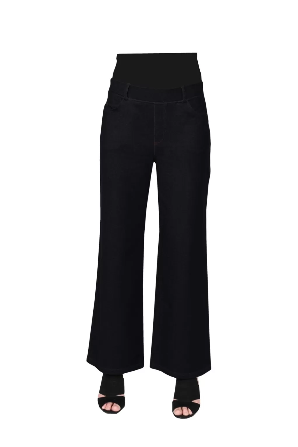 La Cera™ La Cera Stretch Knit Wide Leg Pant