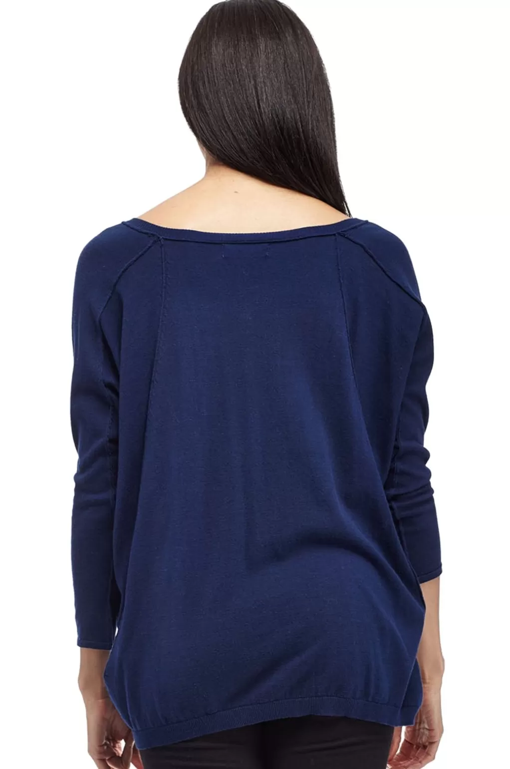 La Cera™ La Cera V-Neckline Dolman Sleeve Sweater - Plus Size