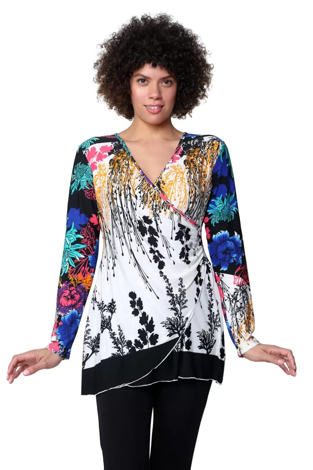 La Cera™ La Cera Wrap Tunic