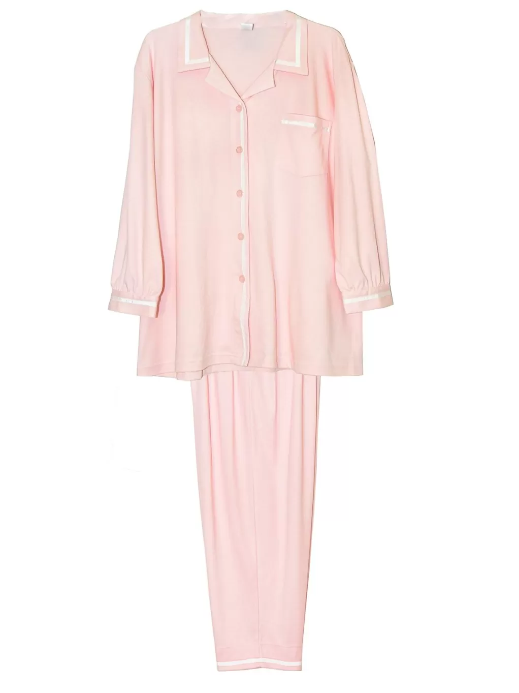 La Cera™ Long Sleeve Plus Size Pj Set